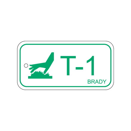 Energy tag-T-1-75x38mm-PP/25