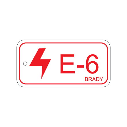 Energy tag-E-6-75x38mm-PP/25