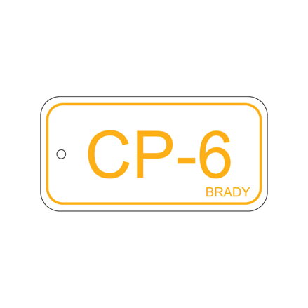 Energy tag-CP-6-75x38mm-PP/25