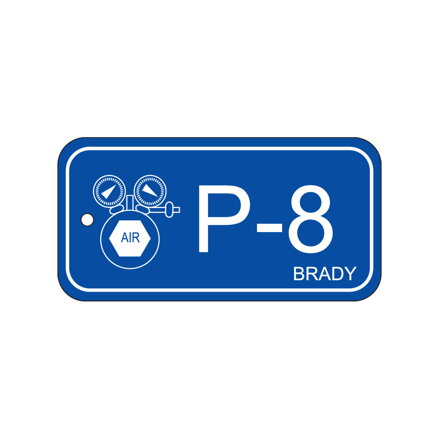 Energy tag-P-8-75x38mm-PP/25
