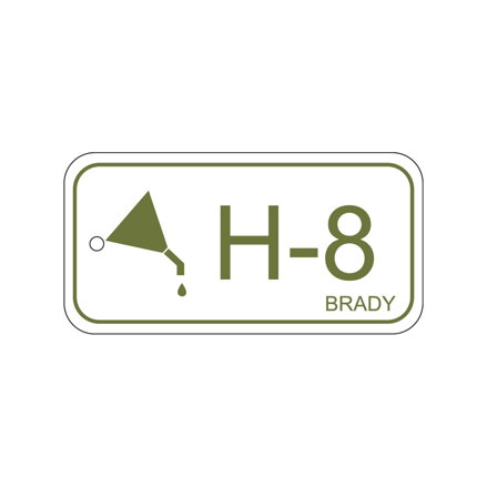 Energy tag-H-8-75x38mm-PP/25