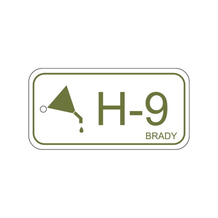 Energy tag-H-9-75x38mm-PP/25