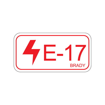 Energy tag-E-17-75x38mm-SA/5