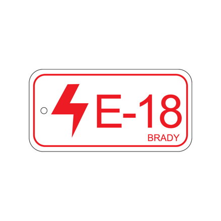 Energy tag-E-18-75x38mm-PP/25