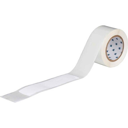 2" x 8" B514 WHT DASH SPACED 18" 46/ROLL