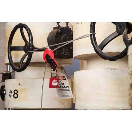 SAFE FLEX LO W/10FT SHEATHED STEEL CABLE