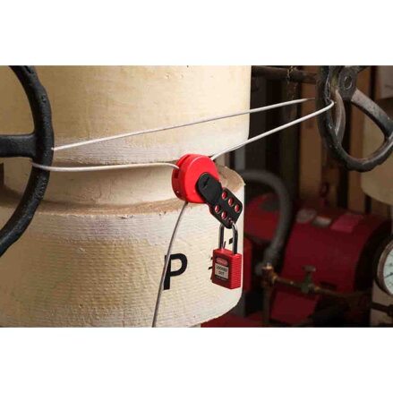 SAFE FLEX LO W/10FT SHEATHED STEEL CABLE