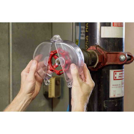 Transparent Gate Valve Lockout 2.5" - 5" Transparent Gate Valve Lockout 2.5" - 5"