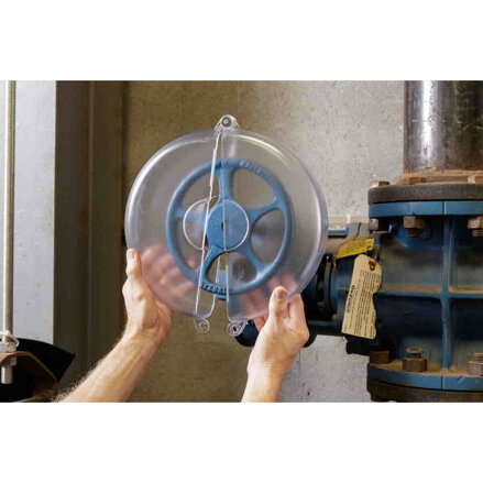 Transparent Gate Valve Lockout- 6.5"-10" Transparent Gate Valve Lockout- 6.5"-10"