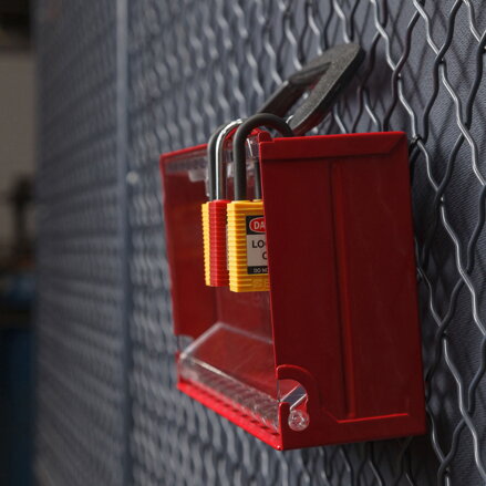 SLIMVIEW LOCK BOX, 12 PADLOCK, RED SLIMVIEW LOCK BOX, 12 PADLOCK, RED