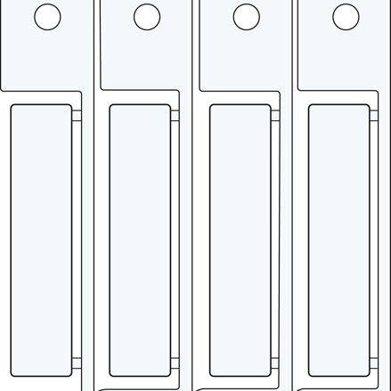 ADHESIVE TAG 15X67 WHITE