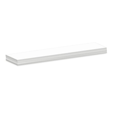 CARDBOARD CARD FOR SML POUCH WHT 23X90MM