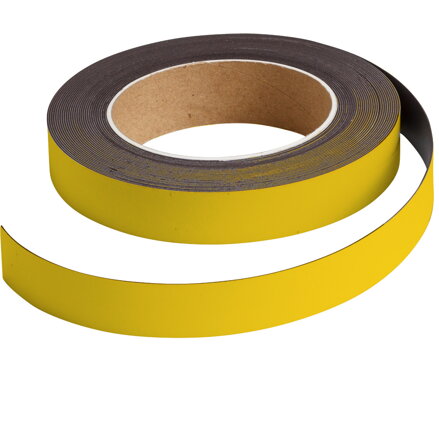 MAGNETIC TAPE YELLOW 25MMX10M