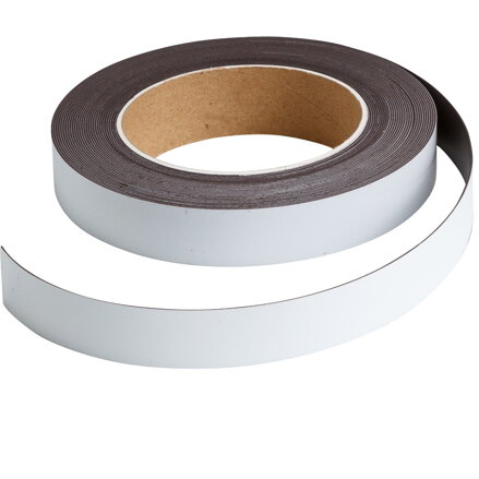MAGNETIC TAPE WHITE 25MMX10M