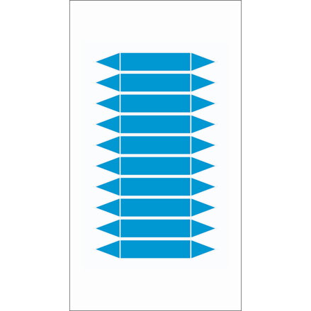 BLANKPIPEMARKERSBLUE75X16MM10