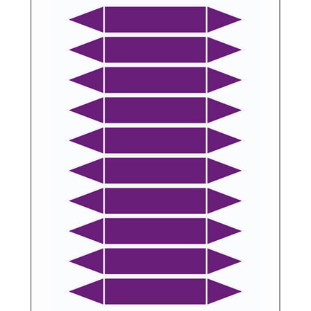 BLANKPIPEMARKERSPR75X16MM10
