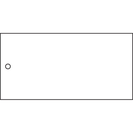 TAG-F-BLANCO WIT-75X150MM