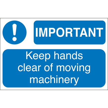 IMPORTANT KEEP.. LBL 100X150MM L. POLY