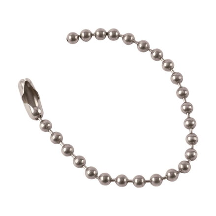 BEADED LINK CHAIN L114MM NICKEL PK100
