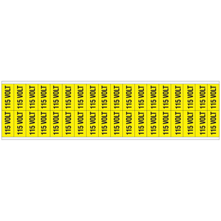 VOLTAGE MARKERS CV 115 VOLT D