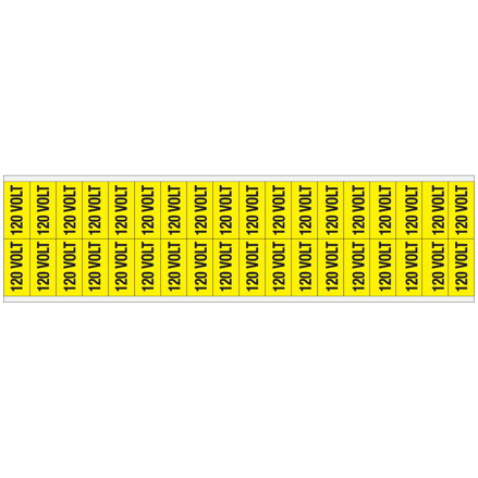 VOLTAGE MARKERS CV 120 VOLT D
