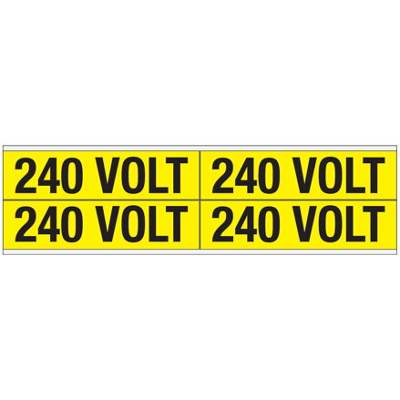 VOLTAGE MARKERS CV 240 VOLT B