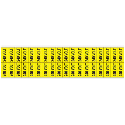 VOLTAGE MARKERS CV 240 VOLT D