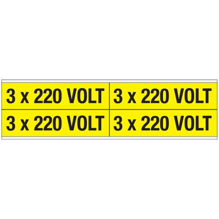 VOLTAGE MARKERS CV 3X220V B