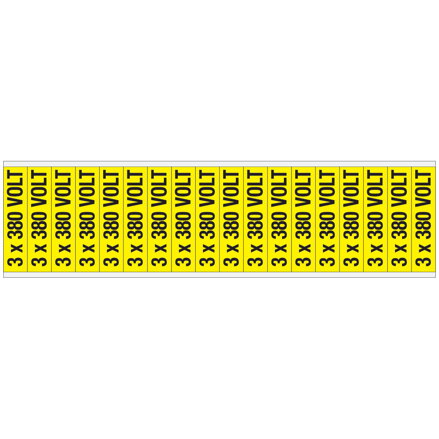 VOLTAGE MARKERS CV 3X380V C