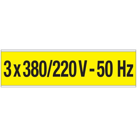 VOLTAGE MARKERS CV 3X380/220V 50HZ A
