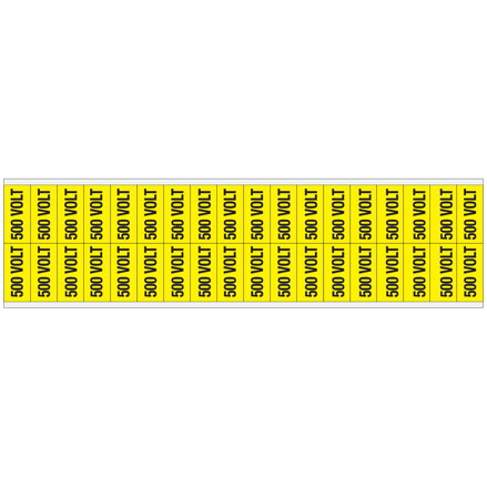 VOLTAGE MARKERS CV 500 VOLT D