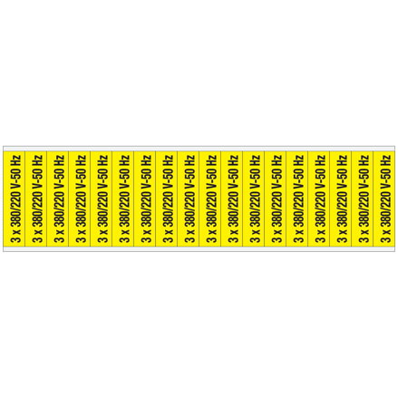 VOLTAGE MARKERS CV 3X380/220V 50HZ C