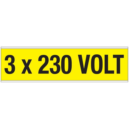 VOLTAGE MARKERS CV 3X230V A