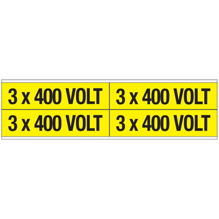 VOLTAGE MARKERS CV 3X400V B