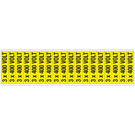 VOLTAGE MARKERS CV 3X400V C