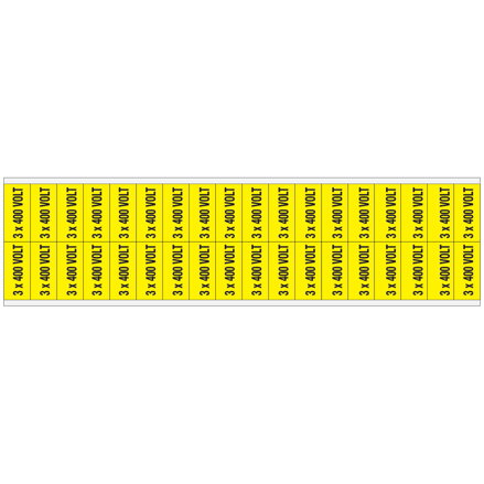 VOLTAGE MARKERS CV 3X400V D