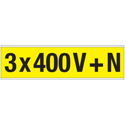 VOLTAGE MARKERS CV 3X 400 V + N-A