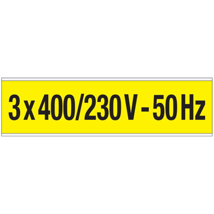 VOLTAGE MARKERS CV 3X 400/230 V-50 HZ-A