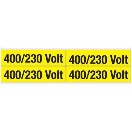 VOLTAGE MARKERS CV 400/230 VOLT-B