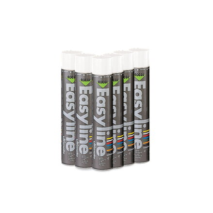 EASYLINE PERM. PAINT WHITE (6PC)
