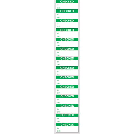 WO-E CHECKED BY DATE 38X16MM B-500