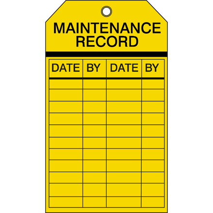 TAG-E MAINTENANCE-100X175MM