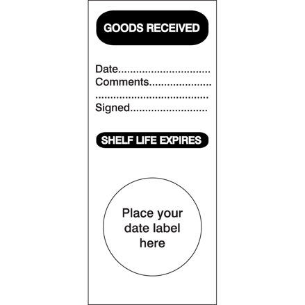 PLAC-GOODS RECEIVE-40X95