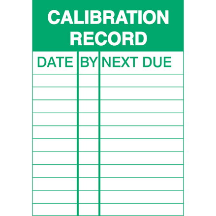 WO-E CALIBRATION REC 100X150MM