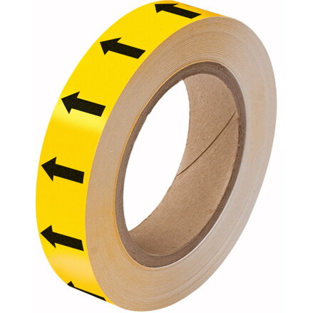 ARROWTAPE:BLACK/YELLOW25MMX33M