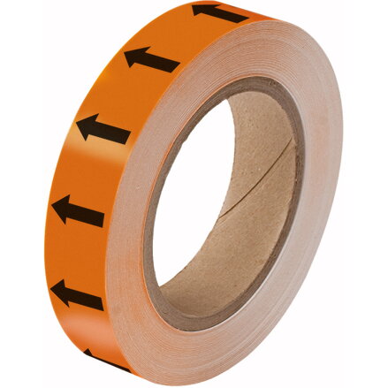 ARROWTAPE:BLACK/ORANGE25MMX33M