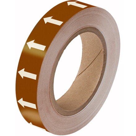 ARROWTAPE:WHITE/BROWN25MMx33M