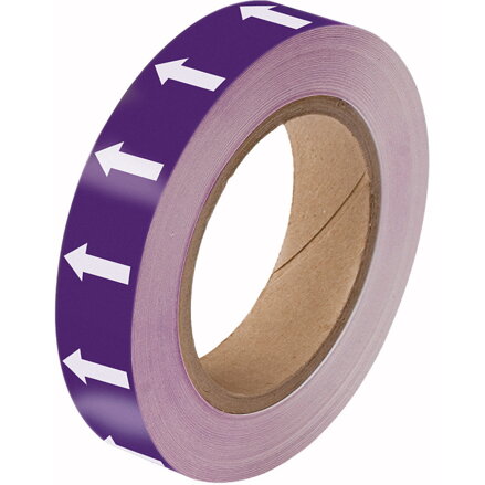 ARROWTAPE:WHITE/PURPLE25MMx33M