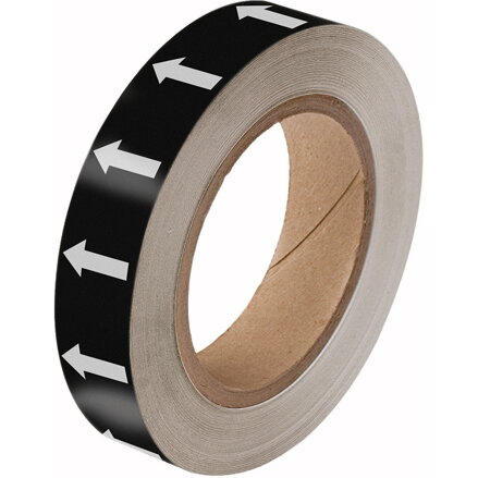 ARROWTAPE:BK/WHITEARROW-25MMX33M