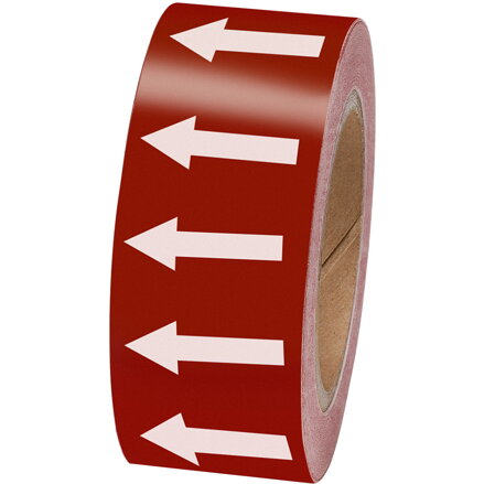 ARROWTAPE:WHITE/RED50MMX33M